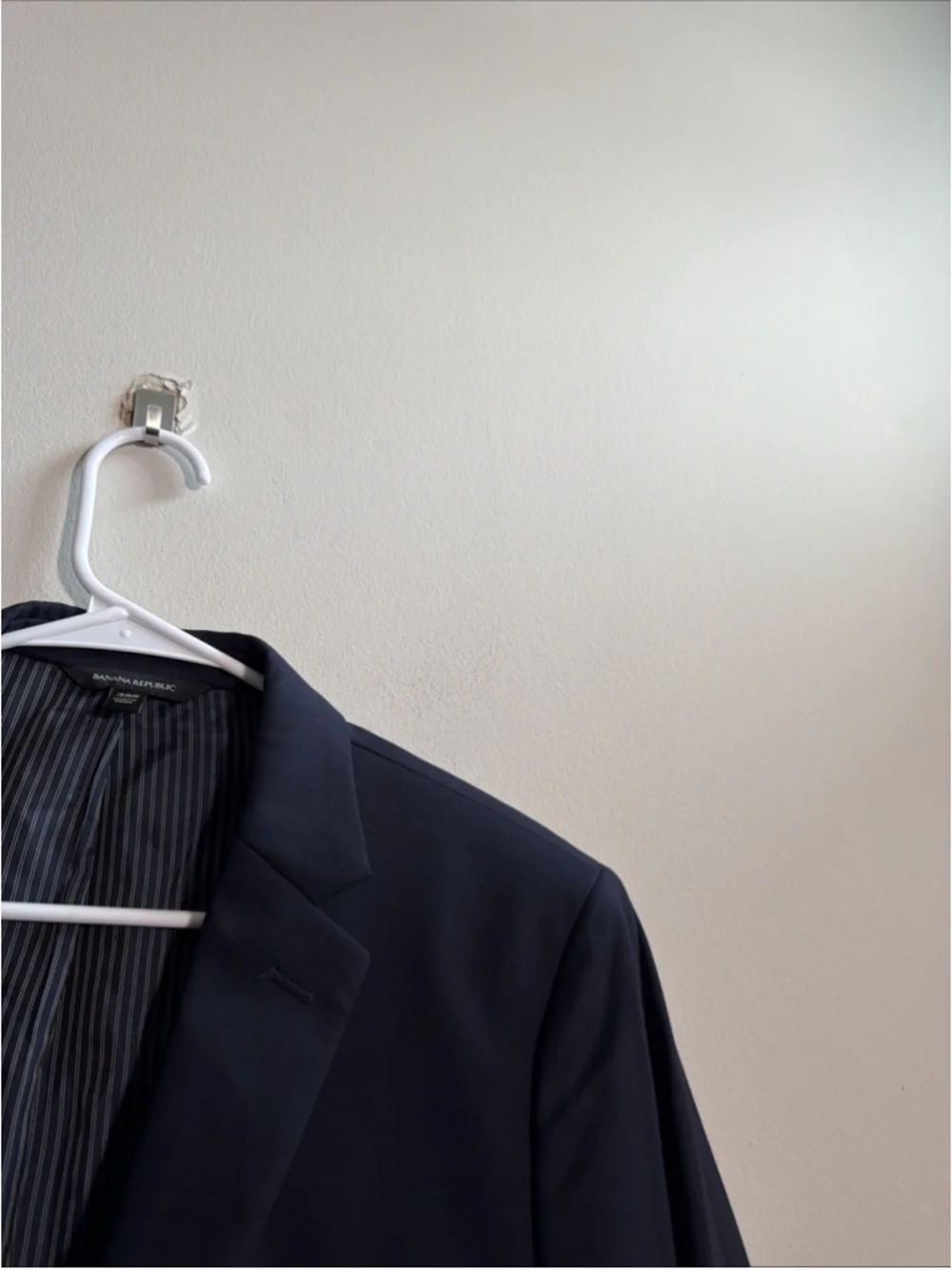 EUC MEN’S BANANA REPUBLIC SUIT BLAZER SIZE 38 REG 38R COAT BLUE MARZOTTO WOOL